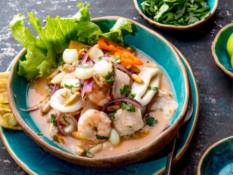 gastronomía peruana ceviche