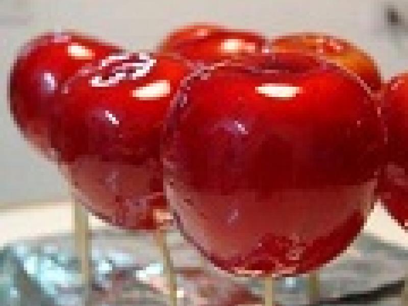 Manzanas acarameladas