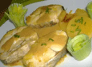 Pescado a la mostaza