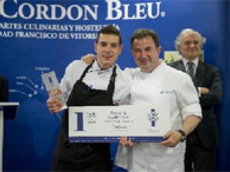 Cristóbal Muñoz, ganador del I Premio Promesas de la Alta Cocina de le Cordon Bleu Madrid
