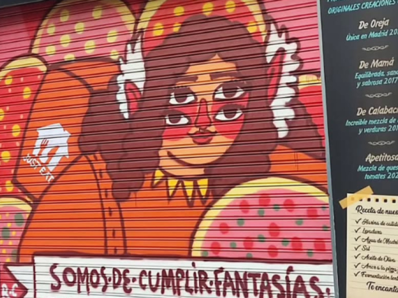 mural just eat repartidora