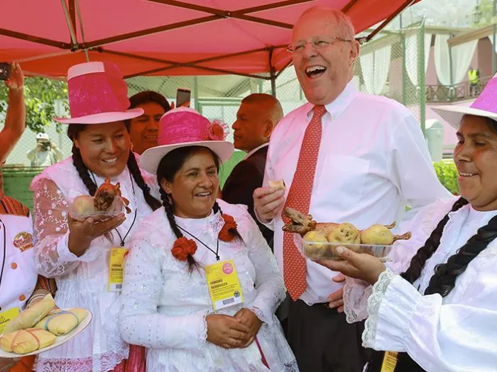 Pedro Pablo Kuczynski, presidente de la República inauguró Mistura 2017 y la catalogó como un emblema de la comida nacional.