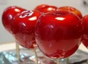 Manzanas acarameladas