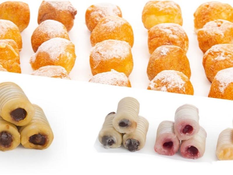buñuelos y huesos de santo