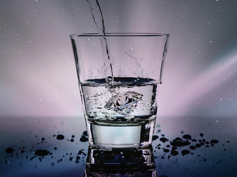 vaso de agua