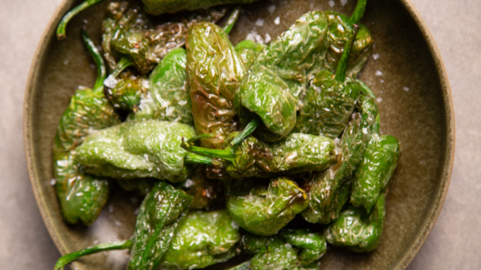 Pimientos de Padrón fritos