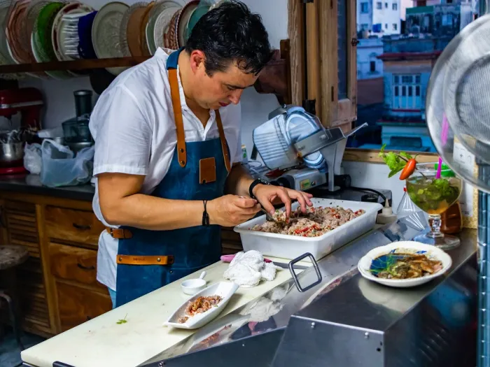 Restaurante Atelier. Chef Azari Cuenca