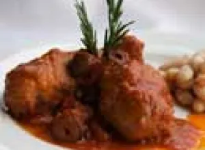 Pollo Cacciatore y Vino