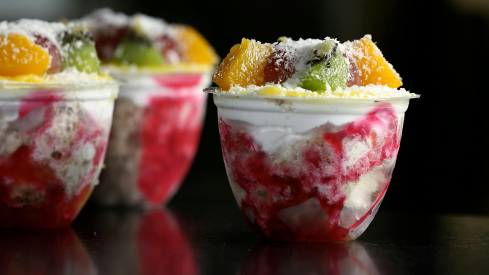 Bowl de yogur con fruta