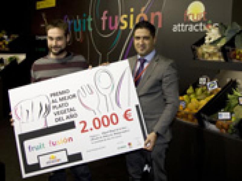 Premiado Miguel Ángel de La Cruz con el "Mejor Plato Vegetal del Año"