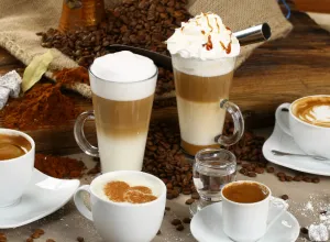variedad de cafés