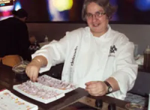 Carmen Delgado, propietaria de un restaurante especializado en comida peruana en Madrid