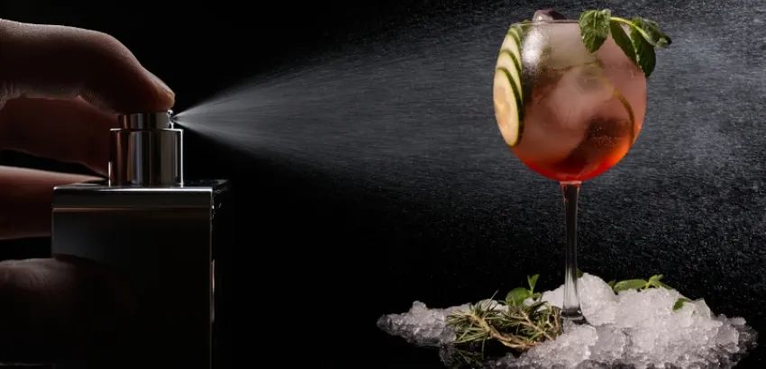 coctelería de perfume
