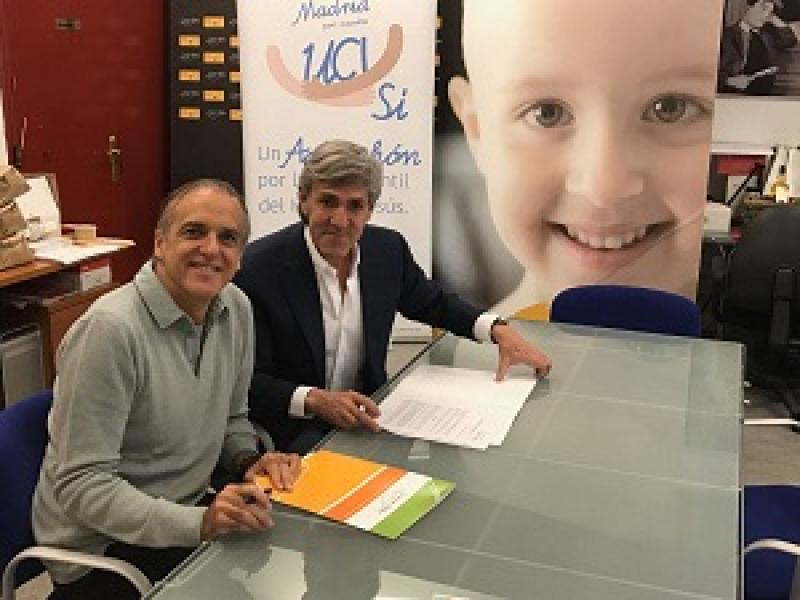 Emilio Moro se suma a la campaña de achuchones para la Fundación Aladina 