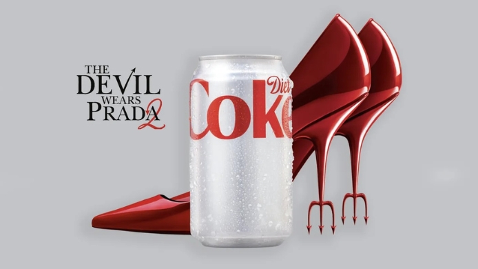 Lata de Diet Coke inspirada en El diablo viste de Prada 2