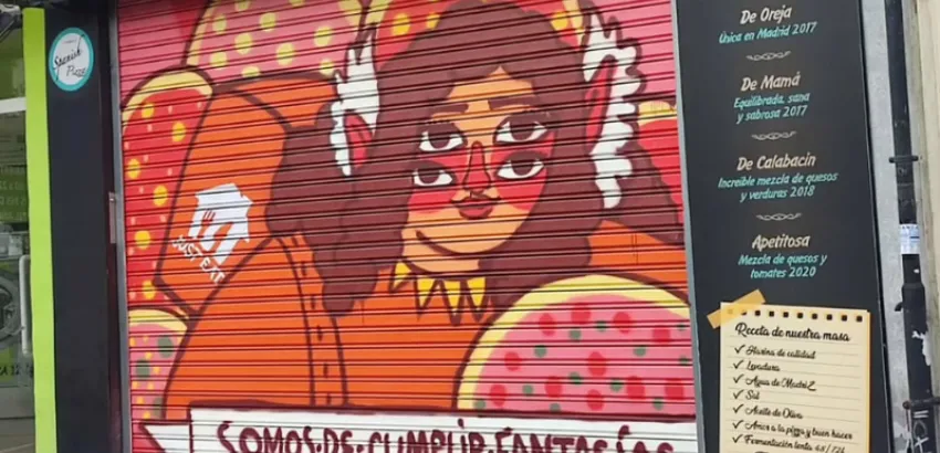 mural just eat repartidora