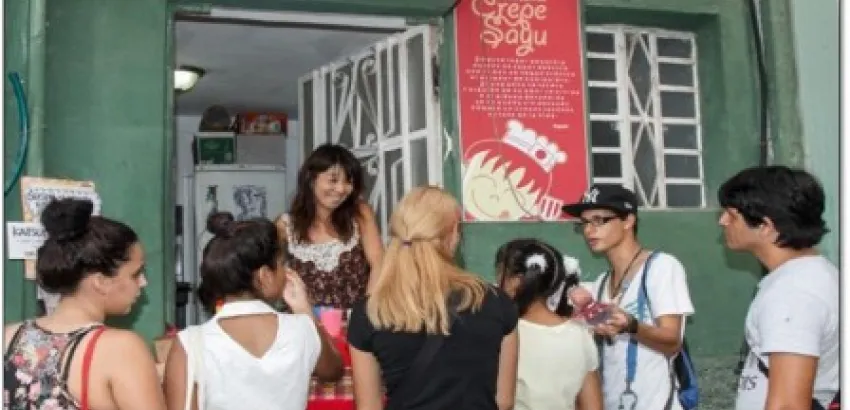Una japonesa abre negocio en La Habana Vieja Una japonesa abre negocio en La Habana Vieja