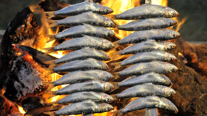 Espeto de sardinas