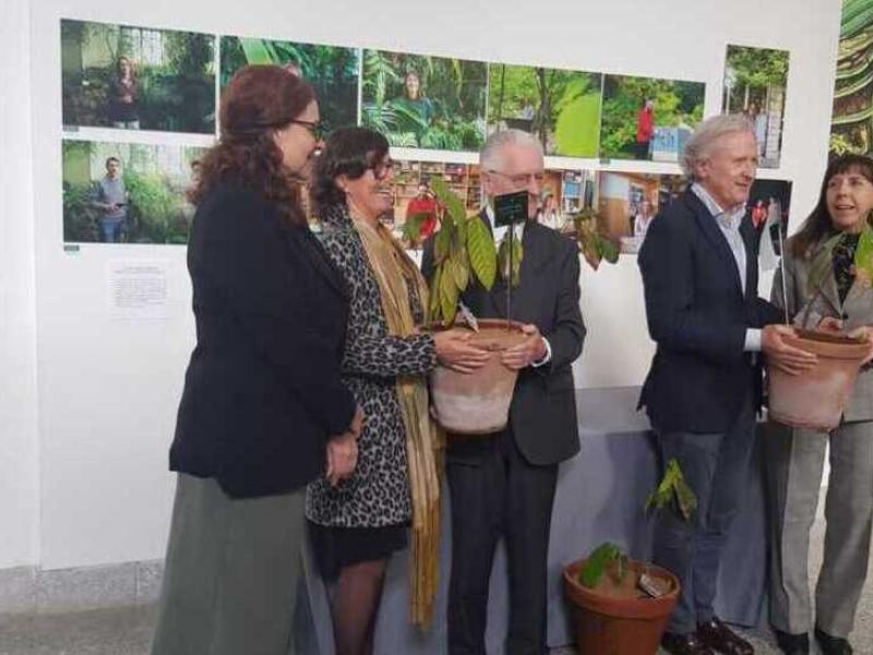 Ecuador dona al Real Jardín Botánico-CSIC la primera planta de cacao