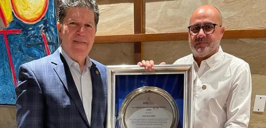 Academia Dominicana de Gastronomía reconoce a José Soto Pérez