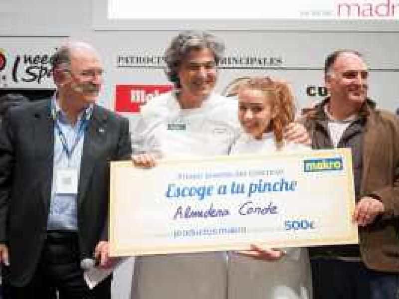 Almudena Conde, de la Escuela de hostelería de sevilla, gana el Concurso “Escoge a tu Pinche”, de Makro