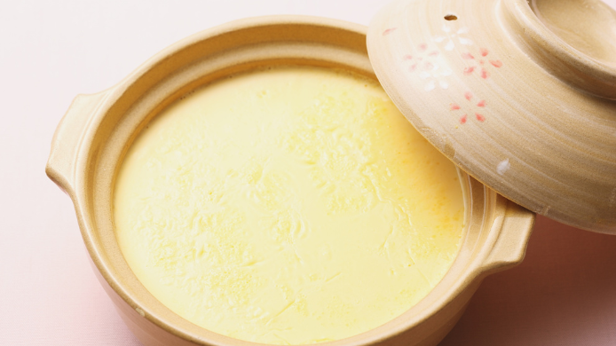 Steamed japanese omelette