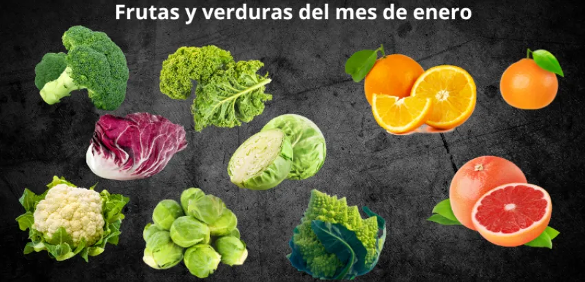 frutas y verduras del mes de enero