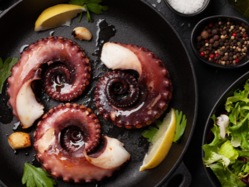 pulpo salteado