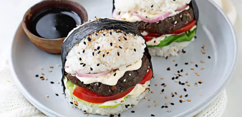 Hamburguesa de sushi