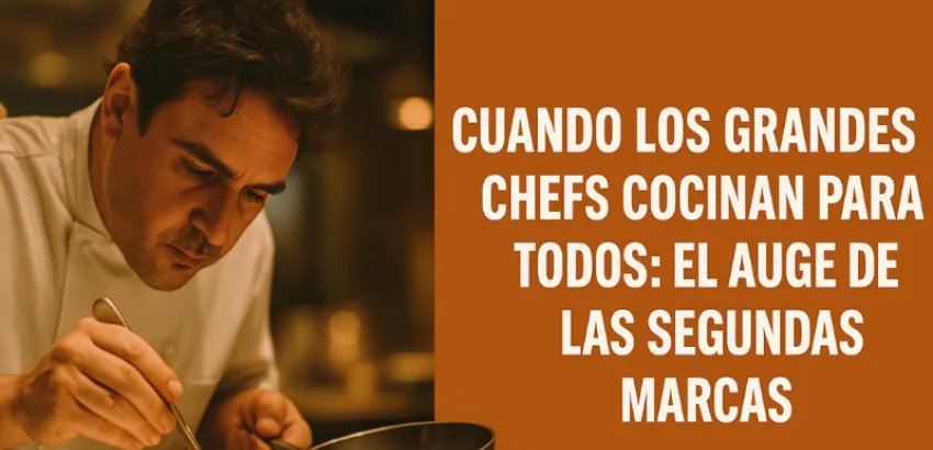 Cuando los grandes chefs cocinan para todos: el auge de las segundas marcas chefs