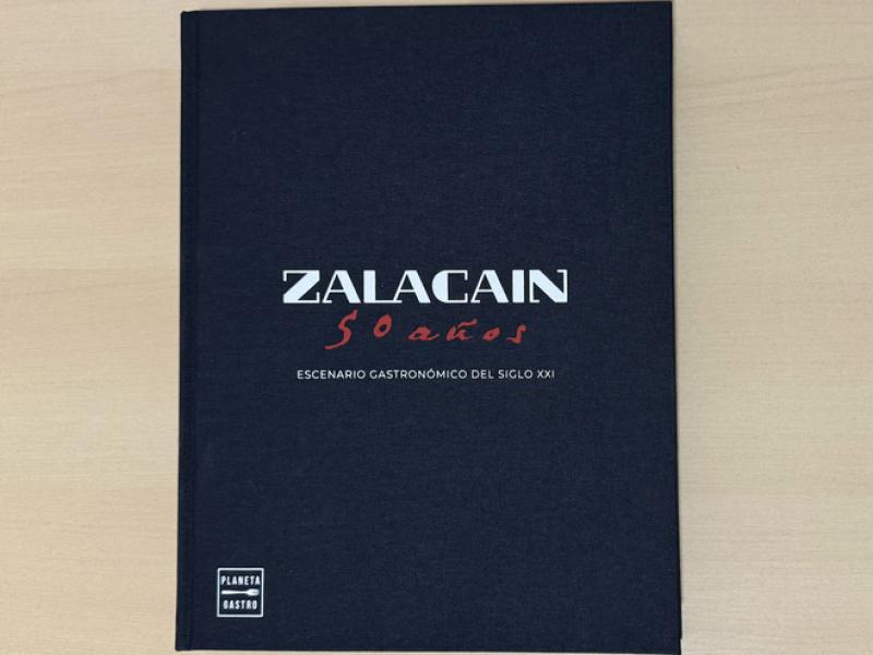 Portada del libro “Zalacaín 50 años, escenario gastronómico del siglo XXI”. (Foto: Rafael Ansón)