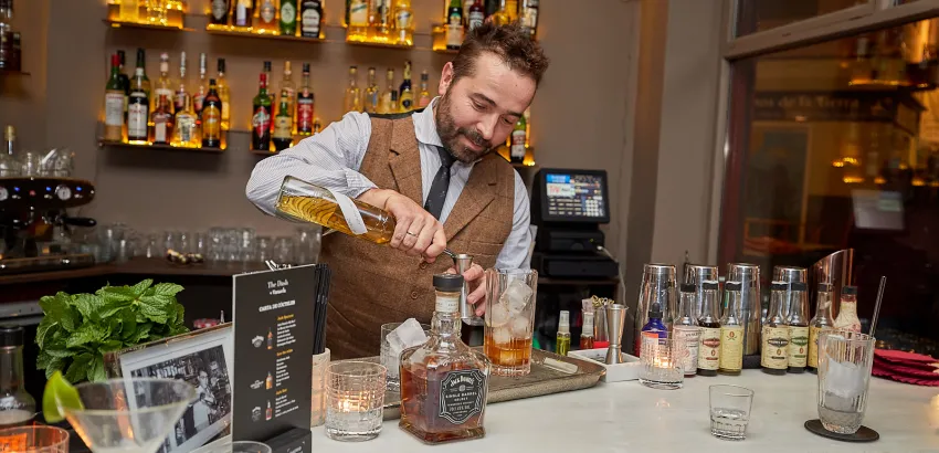 Borja Cortina en el BD de Jack Daniels en The Dash