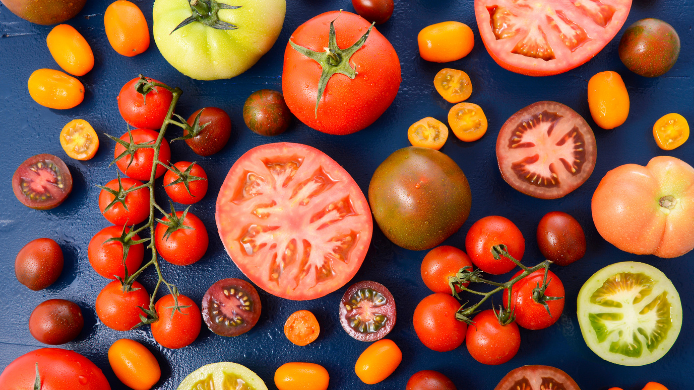 Variedad de tomates