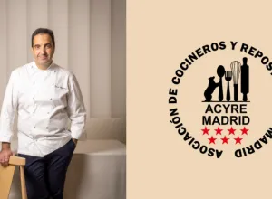Óscar ar Velasco recogió el premio a Mejor Cocinero de ACYRE Madrid 2025
