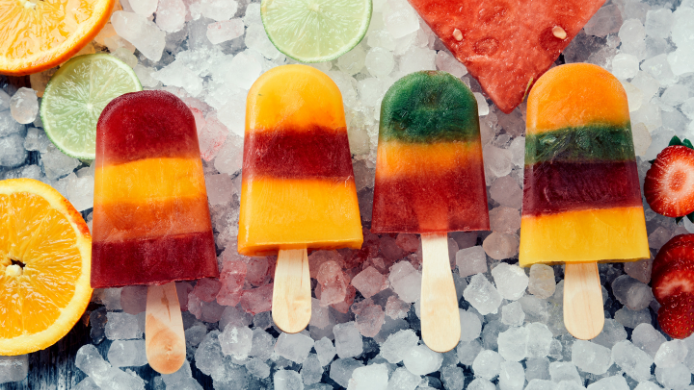 Polos de frutas