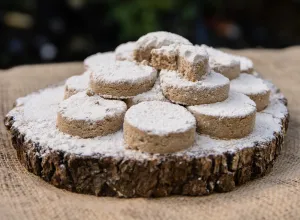 Polvorón de algarroba