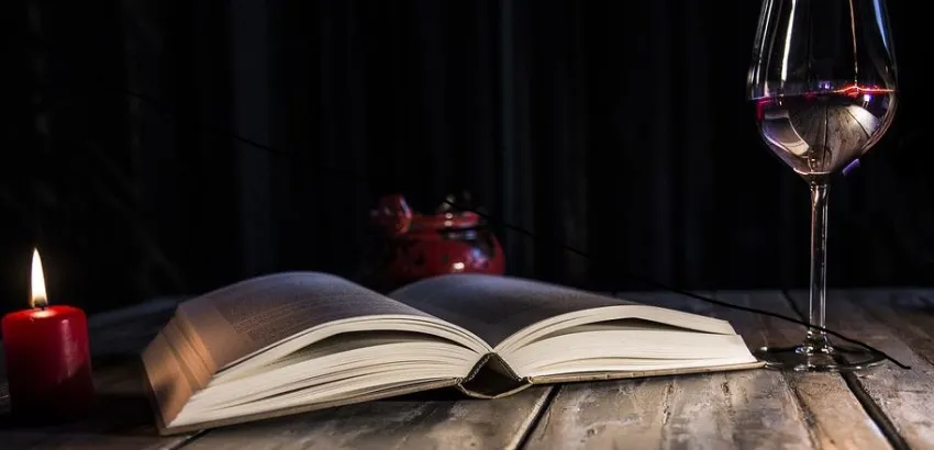 libro copa de vino 