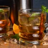 cóctel whisky smash