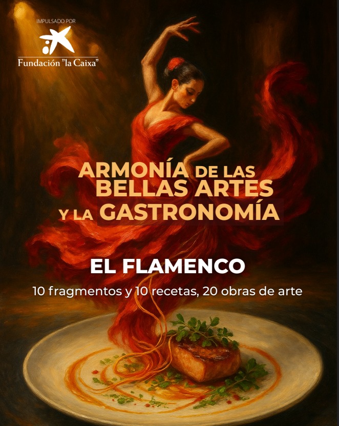  libro “Armonía de las bellas artes y la gastronomía. El flamenco”