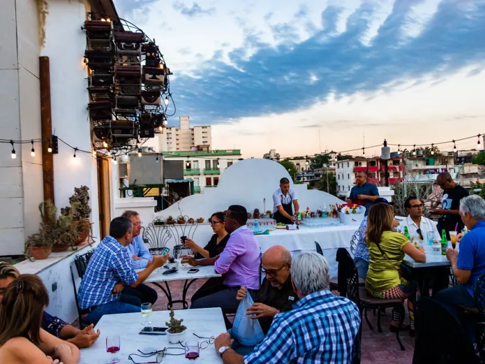 Restaurante Atelier. Terraza