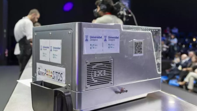 Máquina que mata los anisakis