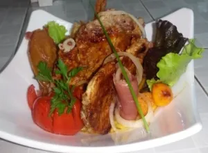 Recetas de la cocina regional santiaguera: CHULETA DE CERDO CON SALSA BARBECUE