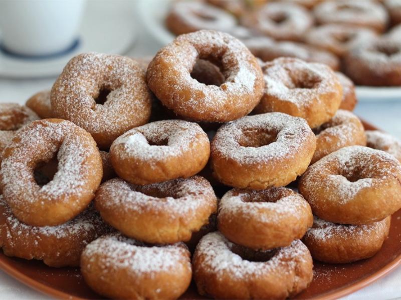 Rosquillas azucaradas 