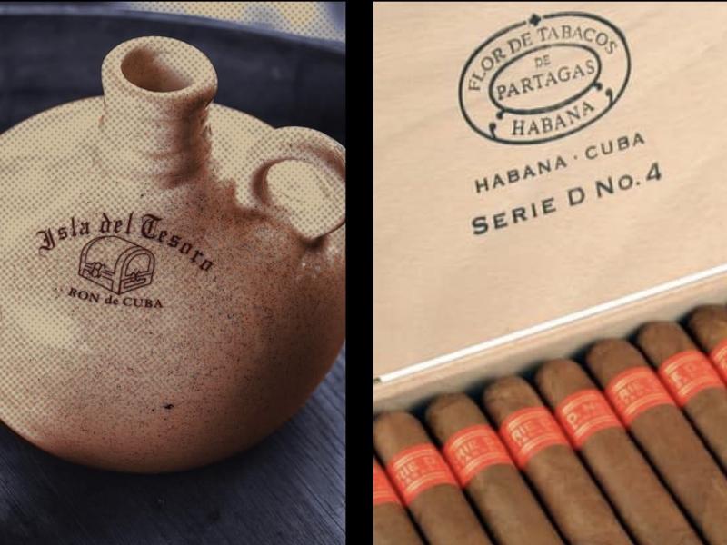 Ron Isla del Tesoro y habano Partagás Serie D No.4: un maridaje de lujo