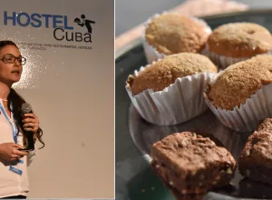 Productos horneados para celíacos en HostelCuba 2017