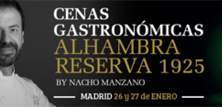 Nacho Manzano llega a Madrid de la mano de cervezas Alhambras y sus cenas gastronómicas Nacho Manzano llega a Madrid de la mano de cervezas Alhambras y sus cenas gastronómicas