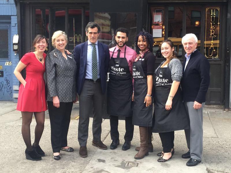 Chaguaceda presenta en Nueva York las becas para cocineros americanos 
