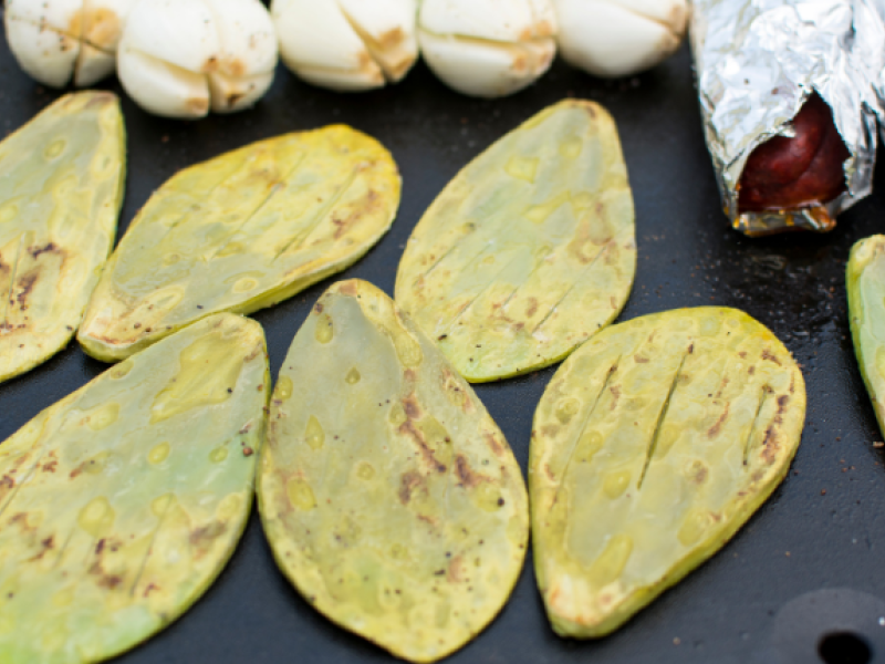 nopal a la parrilla
