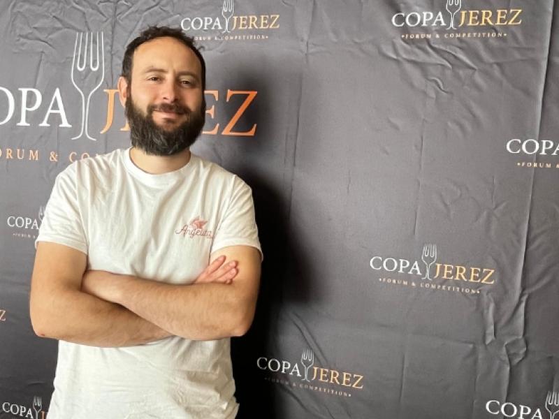 David Villalón sumiller de Angelita en XI Copa Jerez