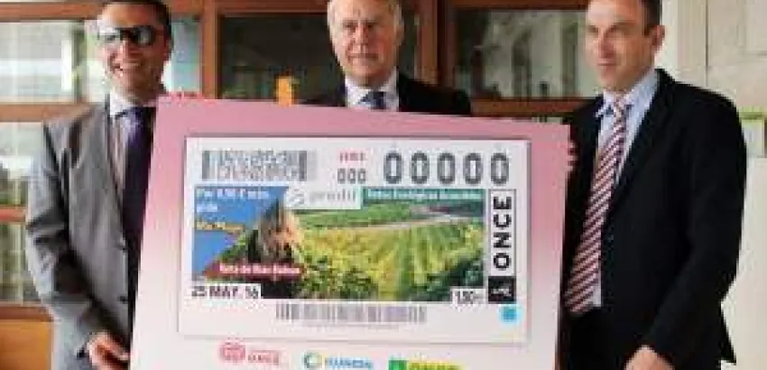La ONCE dedica 5,5 millones de cupones a la Ruta Enológica accesible Rías Baixas La ONCE dedica 5,5 millones de cupones a la Ruta Enológica accesible Rías Baixas